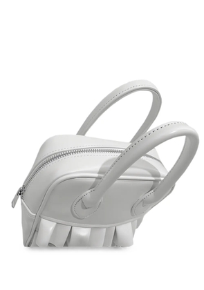 Comme Des Garçons Girl frill-trimmed tote bag - White