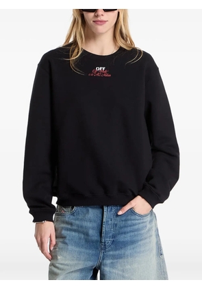 Off-White x AC Milan logo-print sweatshirt - Black