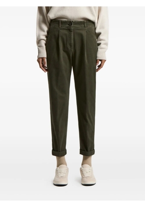 Peserico pleated-details trousers - Green