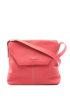 Loewe Pre-Owned 2000s leather shoulder bag - Red