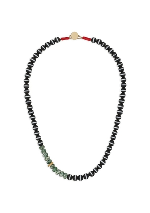 Roxanne Assoulin striped agate necklace - Black