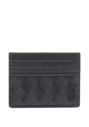 Bottega Veneta Pre-Owned Intrecciato card case - Black