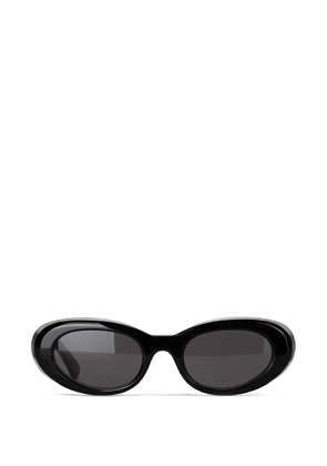 SAMSOE SAMSOE Sapippa oval-frame sunglasses - Black