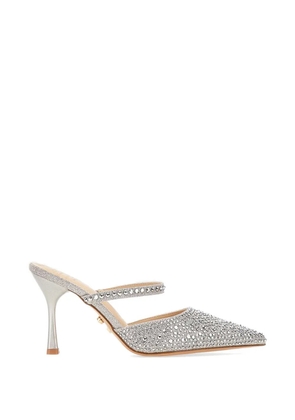 TWENTY FOURHAITCH rhinestone-embellished mango pumps - Silver