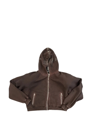 THUG CLUB Gladiator Bulk Shoulder hoodie - Brown