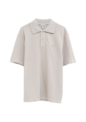 LOEWE anagram-embroidered polo shirt - Grey