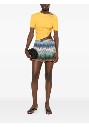 Missoni zigzag-knit shorts - Green