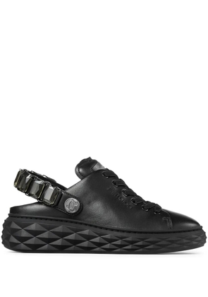 Jimmy Choo Diamond Sling leather sneakers - Black