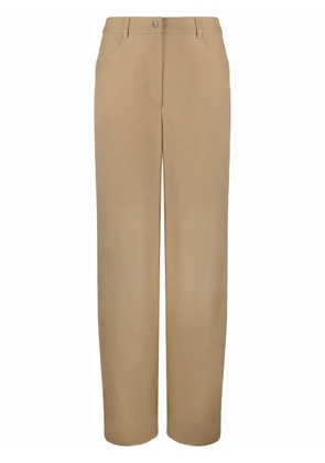 Alberta Ferretti high-waisted wide-leg trousers - Green