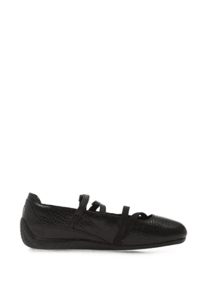 PUMA Speedcat croc-effect ballet flats - Black