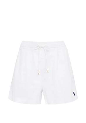 Polo Ralph Lauren drawstring pleated shorts - White