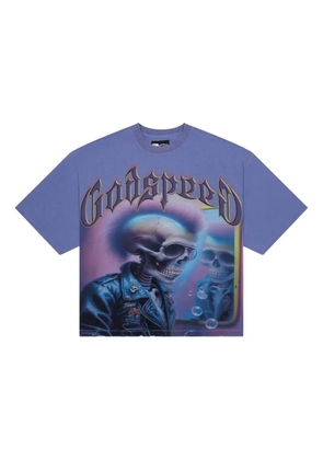 GODSPEED Man in the Mirror graphic T-shirt - Purple