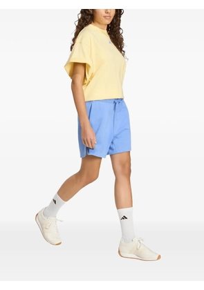 adidas Studio Boyfriend logo-print T-shirt - Yellow