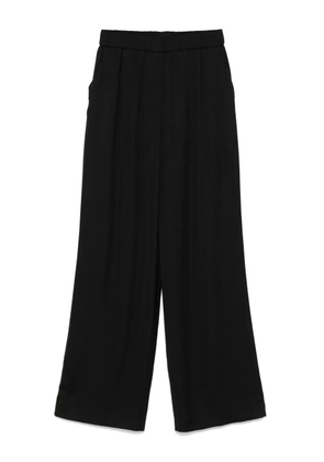 Peserico satin palazzo trousers - Black