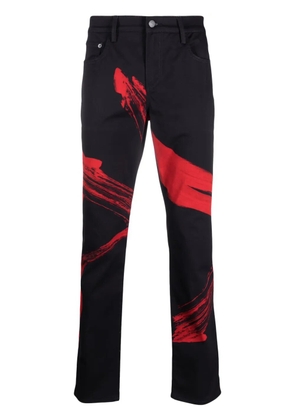 Moschino Tony Viramontes Archive stretch gabardine trousers - Black