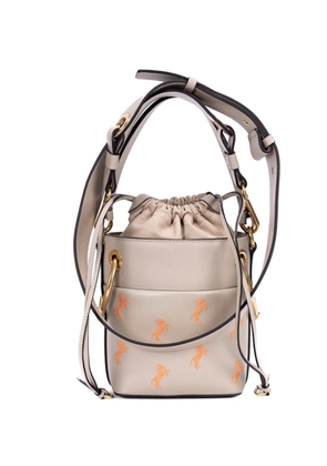 Chloé Pre-Owned Roy horse-print bucket bag - Neutrals
