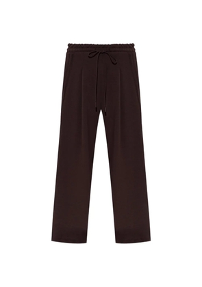 adidas wide-leg drawstring track pants - Brown