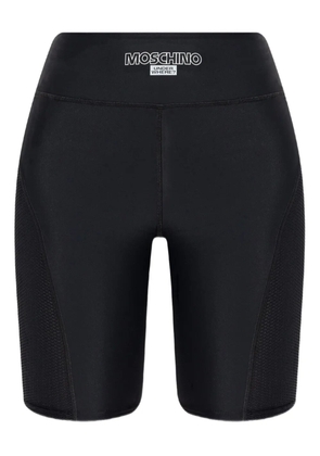 Moschino logo-print shorts - Black