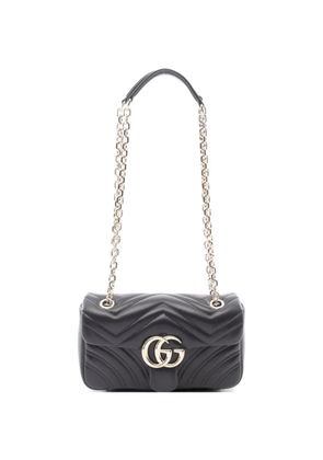 Gucci Pre-Owned 2020s small GG Marmont shoulder bag - Black