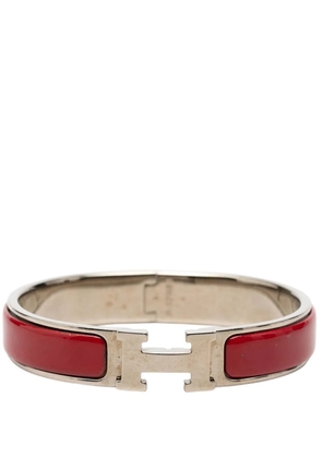 Hermès Pre-Owned 2000-2026 Narrow Enamel Clic H Bracelet PM costume bracelet - Red
