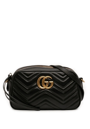 Gucci Pre-Owned 2016-2026 Small GG Marmont Matelasse Calfskin crossbody bag - Black