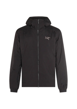 Arc'teryx logo-embroidered hooded jacket - Black