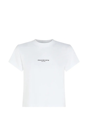 Alexander Wang logo-print cotton T-shirt - White