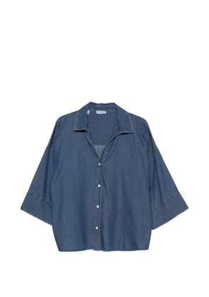 ZANETTI button-up denim shirt - Blue