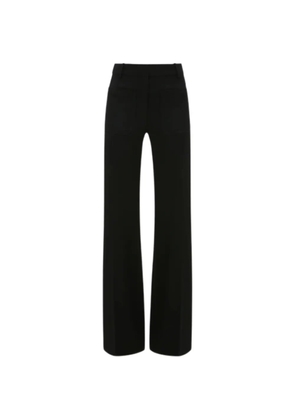 Victoria Beckham Alina patch-pocket trousers - Black