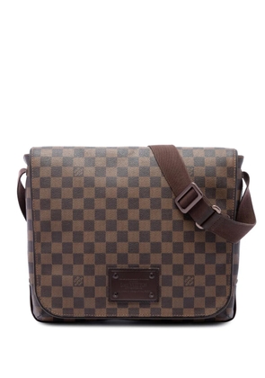 Louis Vuitton Pre-Owned 2009 Damier Ebene Brooklyn MM crossbody bag - Brown