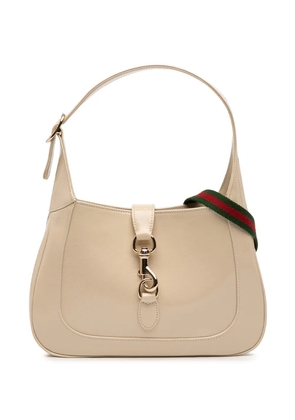 Gucci Pre-Owned 2016-2026 Small Calfskin Web Jackie 1961 crossbody bag - Neutrals