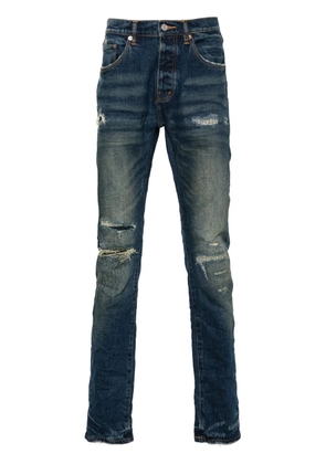 Purple Brand distressed skinny jeans - Blue