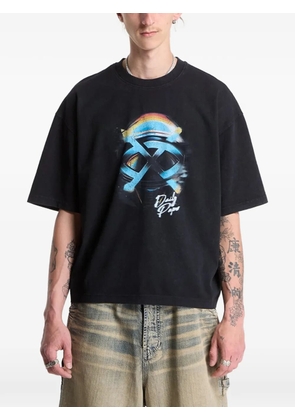 Daily Paper Shield Helmet graphic-print T-shirt - Black