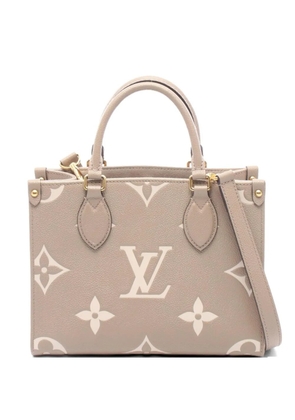 Louis Vuitton Pre-Owned 2021 PM On-the-Go Monogram Empreinte leather tote bag - Neutrals