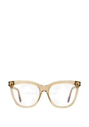 TOM FORD Eyewear butterfly-frame glasses - Neutrals