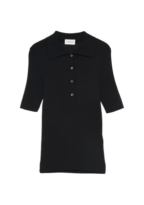 P.A.R.O.S.H. ribbed-knit polo shirt - Black