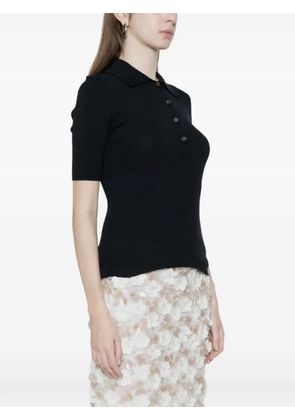 P.A.R.O.S.H. ribbed-knit polo shirt - Black