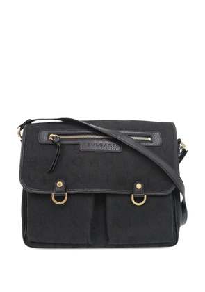 Bvlgari Pre-Owned 2000-2026 Logomania Canvas Messenger Bag crossbody bag - Black