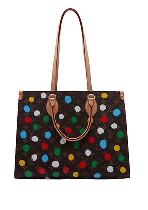 Louis Vuitton Pre-Owned 2021-2026 Yayoi Kusama Monogram OnTheGo MM satchel - Brown