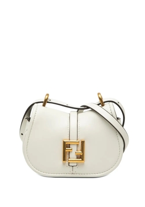 Fendi Pre-Owned 2010-2026 Mini Leather C’mon crossbody bag - White