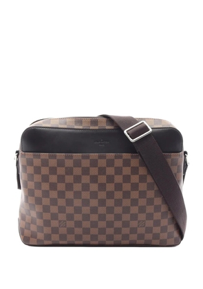 Louis Vuitton Pre-Owned 2015 Damier Ebene Jake MM crossbody bag - Brown
