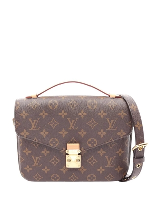 Louis Vuitton Pre-Owned 2021 Monogram Pochette Metis satchel - Brown