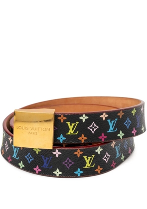 Louis Vuitton Pre-Owned 2004 Monogram Multicolore Ceinture belt - Black