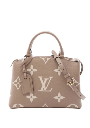 Louis Vuitton Pre-Owned 2021-2026 Bicolor Monogram Empreinte Giant Petit Palais satchel - Brown