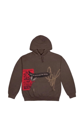 Travis Scott Grin hoodie - Brown