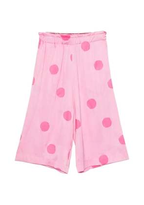 AVN polka-dot wide-leg trousers - Pink