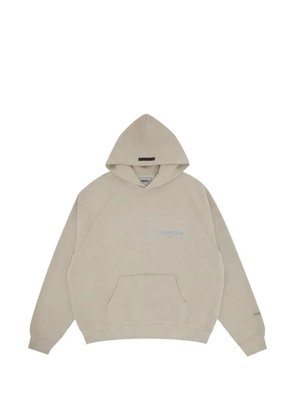 FEAR OF GOD ESSENTIALS Essentials logo-print hoodie - Neutrals