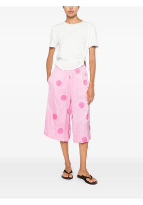 AVN polka-dot wide-leg trousers - Pink