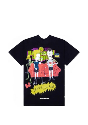 Better with Age graphic-print T-shirt - Black