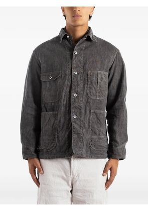TAIGA TAKAHASHI patch-pocket work jacket - Grey